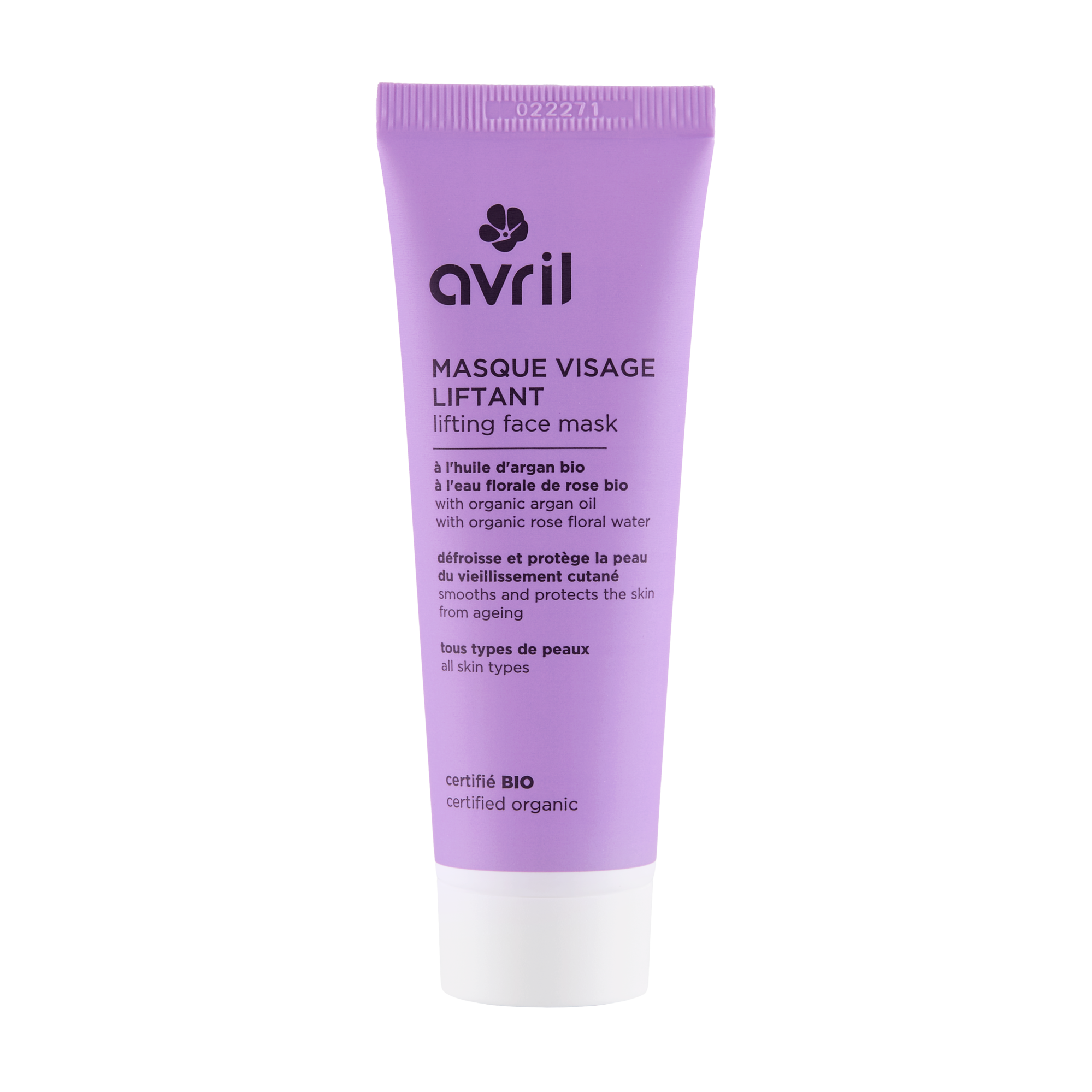 Avril certified organic lifting face mask with natural ingredients